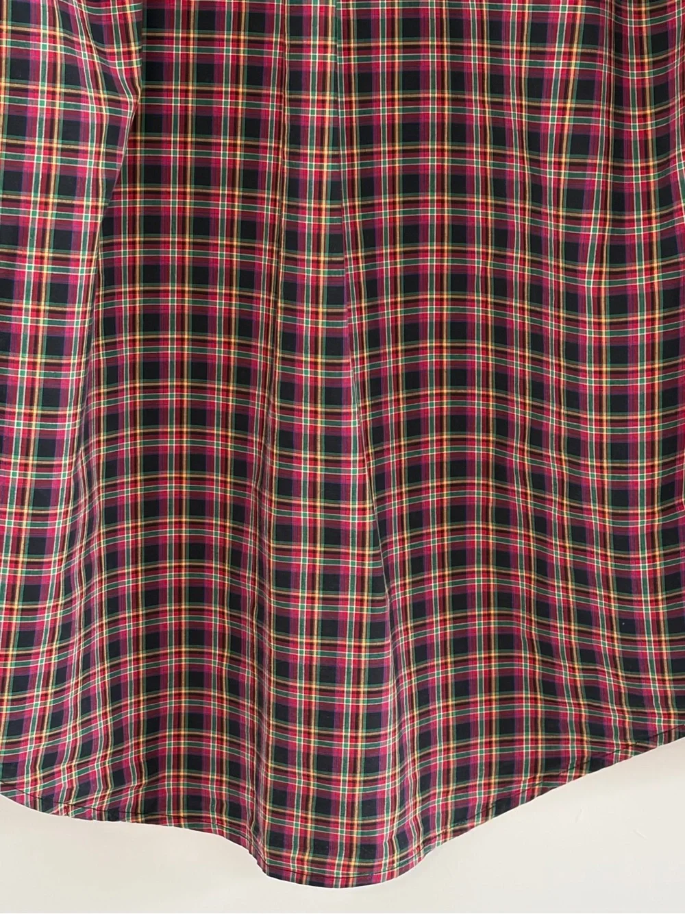 Ralph Lauren Boys L 14-16 Plaid Cotton Poplin Button Down Shirt Preppy Academia
